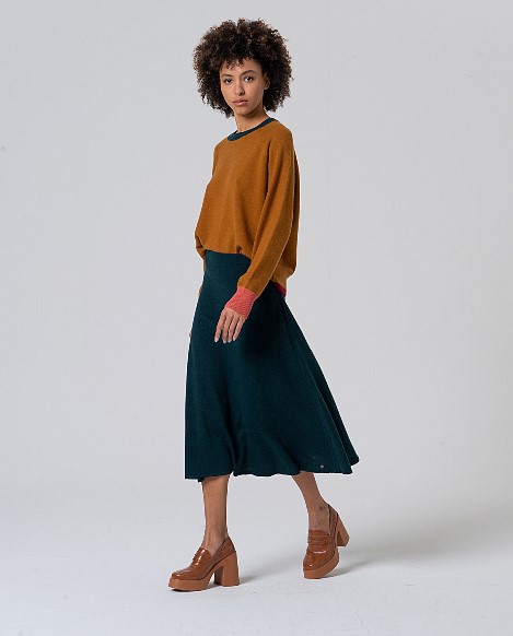Surkana - Skirt Lita bottle green