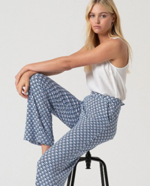 Surkana - Trousers Orve with belt blue