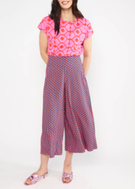 Blutsgeschwister - Trousers In full Bloom Interlaced colors