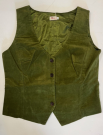 Heart - Gilet Assisi rib olive