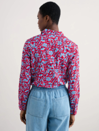Seasalt - Larissa shirt Collaged floral scarlet