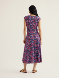 Seasalt - Fettling dress Summer fronds purple kale