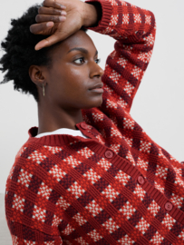 Seasalt - Kensa cardigan Deep rust chalk