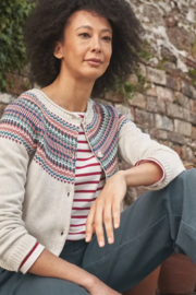 Seasalt - Sweetpea Cardigan Fence Floral Wild Berry