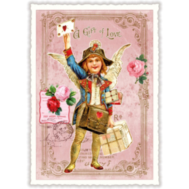 Amor glitterkaart