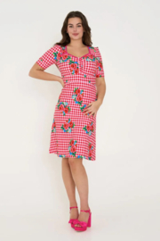 Tante Betsy - Dress Lola Cottage Rose red