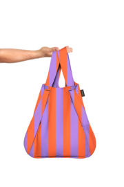 NotAbag - Original Bag & backpack Red/purple stripes