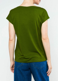 Blutsgeschwister - Breezy Flowgirl shirt Tropical harmony green