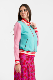 Lalamour - Lana sweater jacket turquoise