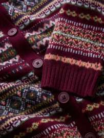 Seasalt - Copperhouse cardigan Fairisle Larkspur dark Hellebore