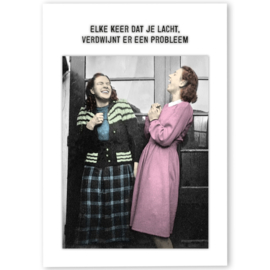 Veel lachen kaart