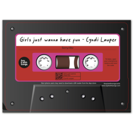 Cassettebandjeskaart Cyndi Lauper