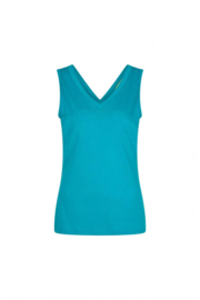 Bakery Ladies - Singlet Simone V-neck Turkish tile