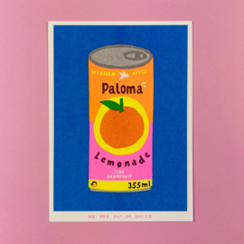 Resin print - Blik Paloma lemonade