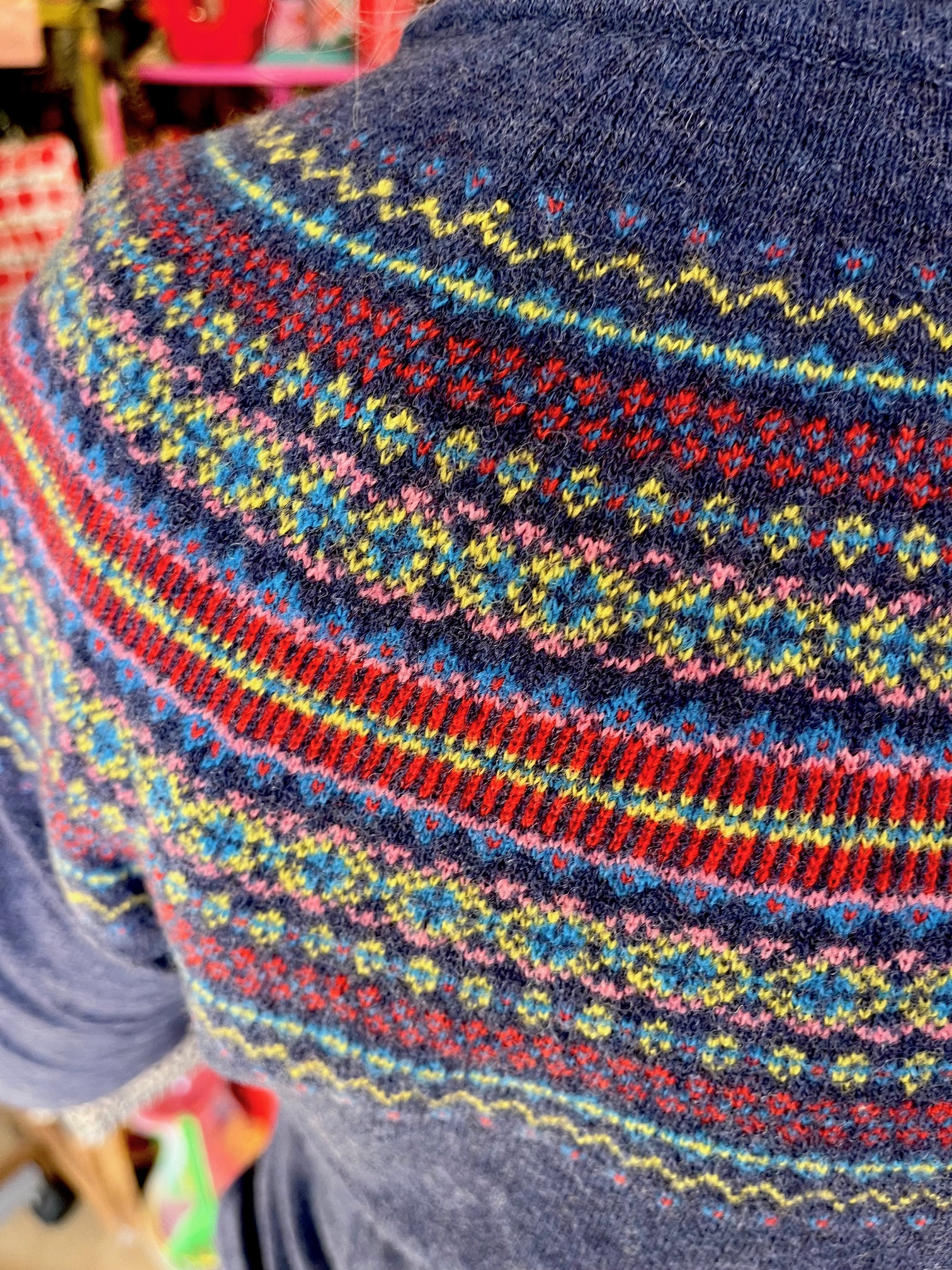 Heidekönigin - Cardigan Tyra blauw
