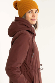Danefae -  DaneNora winterparka brown/deep bordeaux