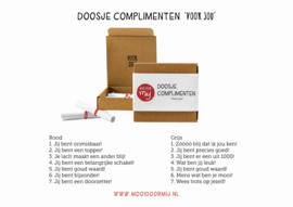 Verzend een compliment - Voor jou