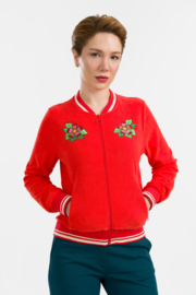 Lalamour - Nora bomber jacket red