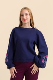 Lalamour - Cathy top Waffle blue