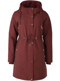 Danefae -  DaneNora winterparka brown/deep bordeaux
