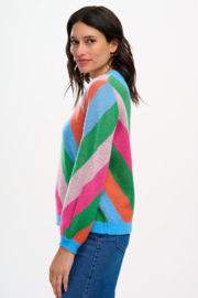 Sugarhill - Essie Jumper Multi Diagonal stripes
