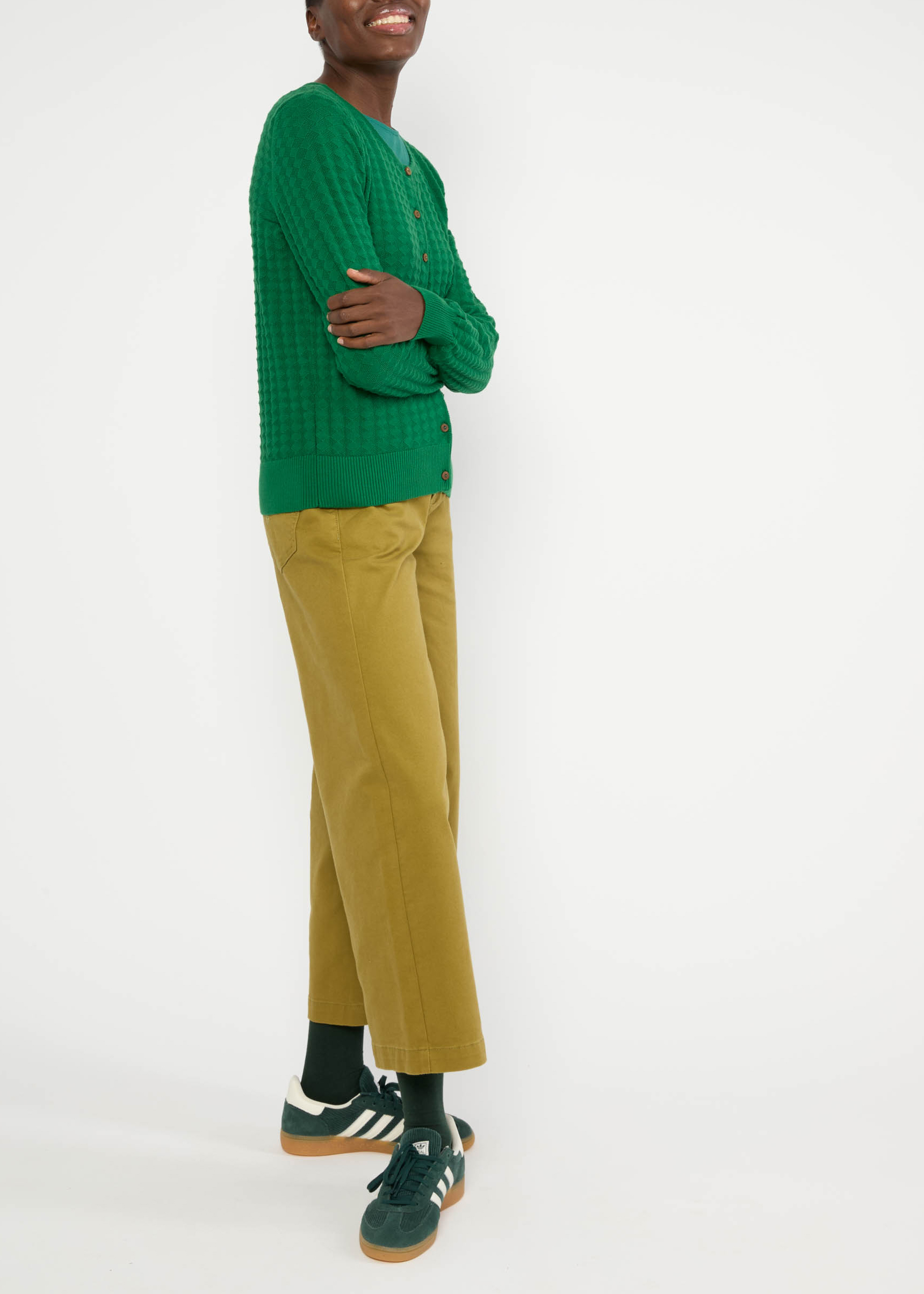 Blutsgeschwister - Cardigan Save the Brave green