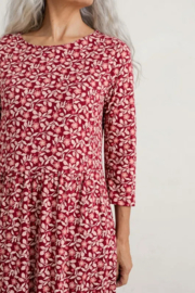 Seasalt - Guelder Rose dress- Wild Raspberry red