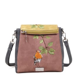 Hi-di-Hi tas Tweet lilac/yellow/d.grey