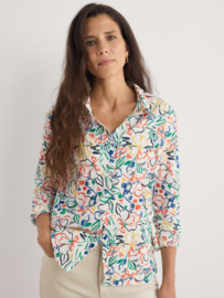 Seasalt - Larissa shirt - Painters garden chalk