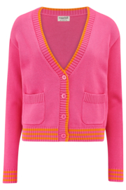 Sugarhill - Sigourney cardigan orange pink