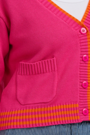 Sugarhill - Sigourney cardigan orange pink
