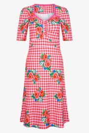 Tante Betsy - Dress Lola Cottage Rose red