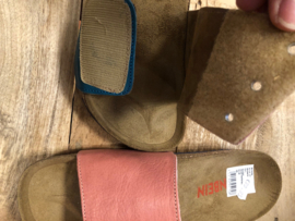 Grünbein - Rozeblauwe slippers