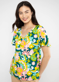 Blutsgeschwister - Shirt Gracefull belle air Swaying flowers