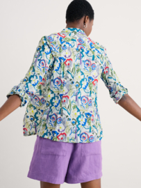 Seasalt - Larissa shirt Studio floral chalk
