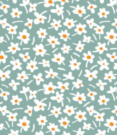 PVC tafelzeil mint madeliefje