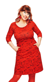 Cissi och Selma -  Ester dress Stockholm rot