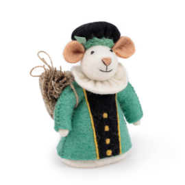 Sjaal met Verhaal - Muizenpiet turquoise