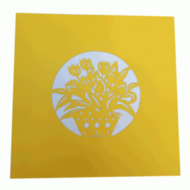 Pop-up kaart Tulpen