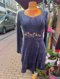 Blutsgeschwister - Party dress Heart escape to the stars blue