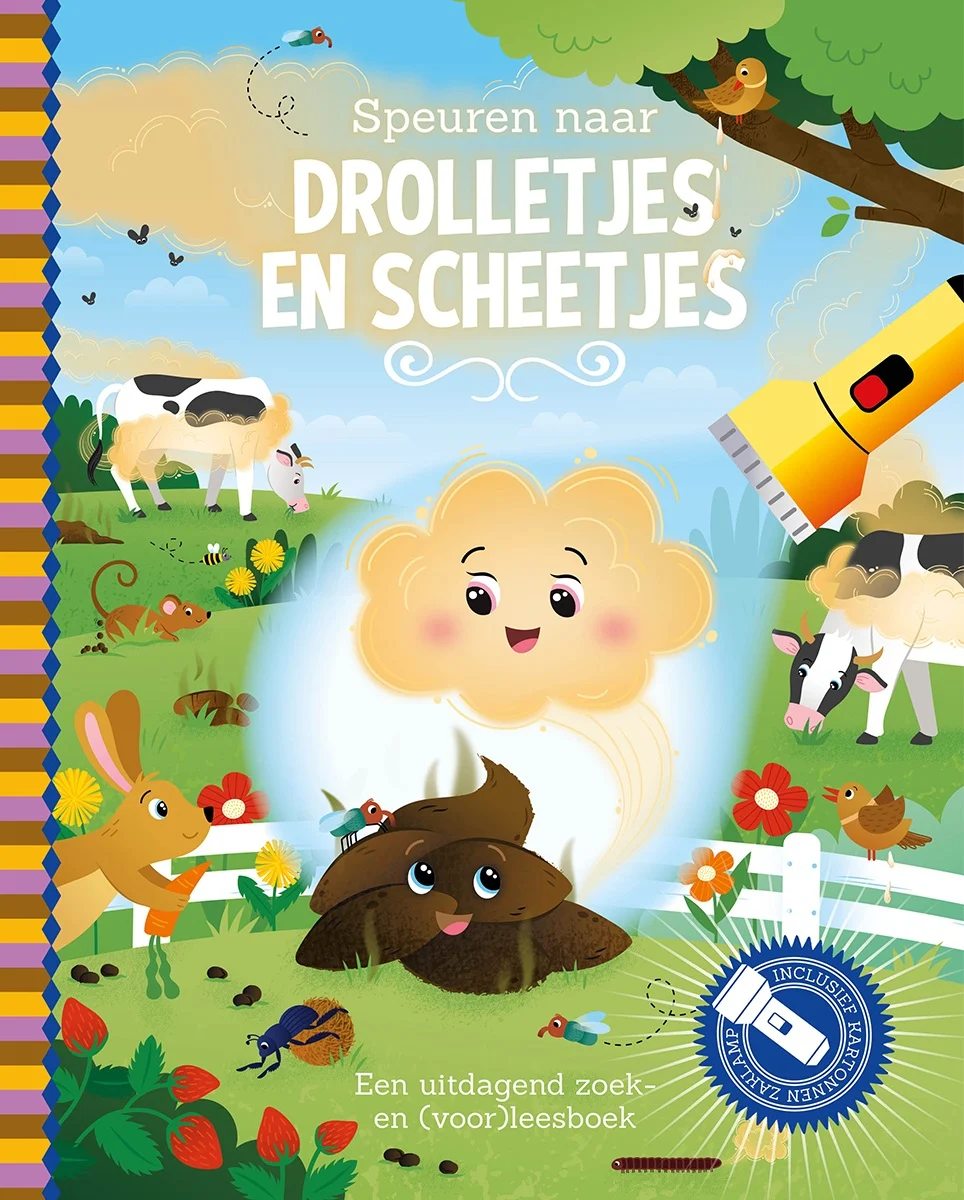 Zaklantaarnboek : Speuren naar drolletjes en scheetjes