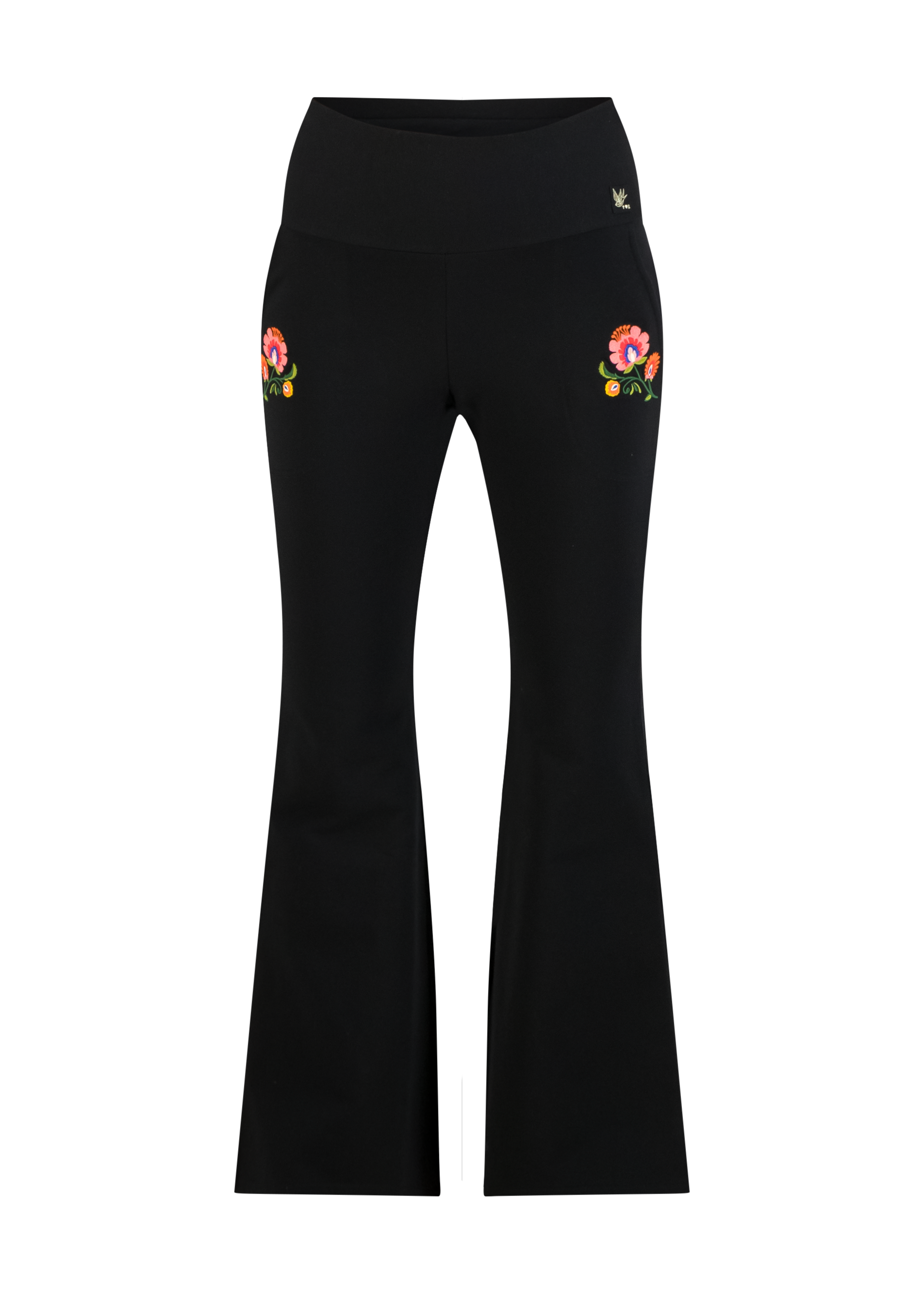 Blutsgeschwister - Easy Flared trousers Back to black