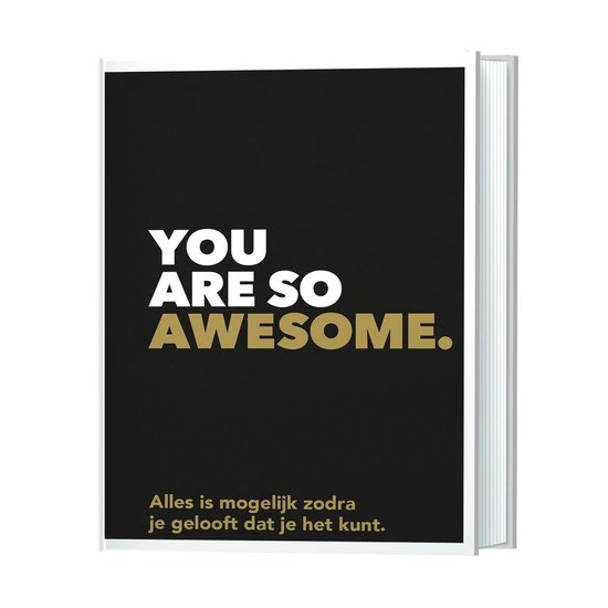 You are so awesome boek