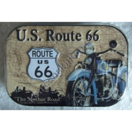 Blikken pepermuntdoosje route 66