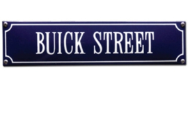 emaille straatnaambord buick street