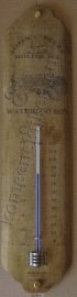 metalen thermometer john deere beige