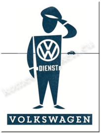 koelkastmagneet VW volkswagen dienst mann