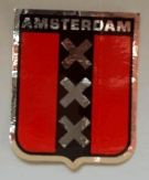 sticker stad amsterdam 6,2 bij 7,5 cm