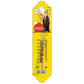 thermometer van blik Coca Cola jongen