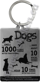 metalen sleutelhanger dogs